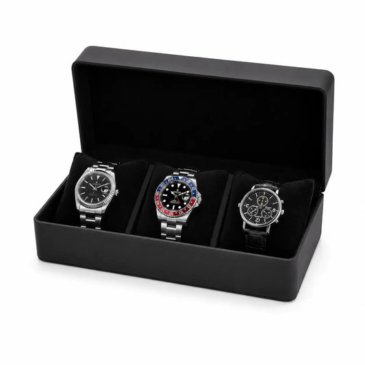 Etui en Cuir pour 3 montres Nexomods