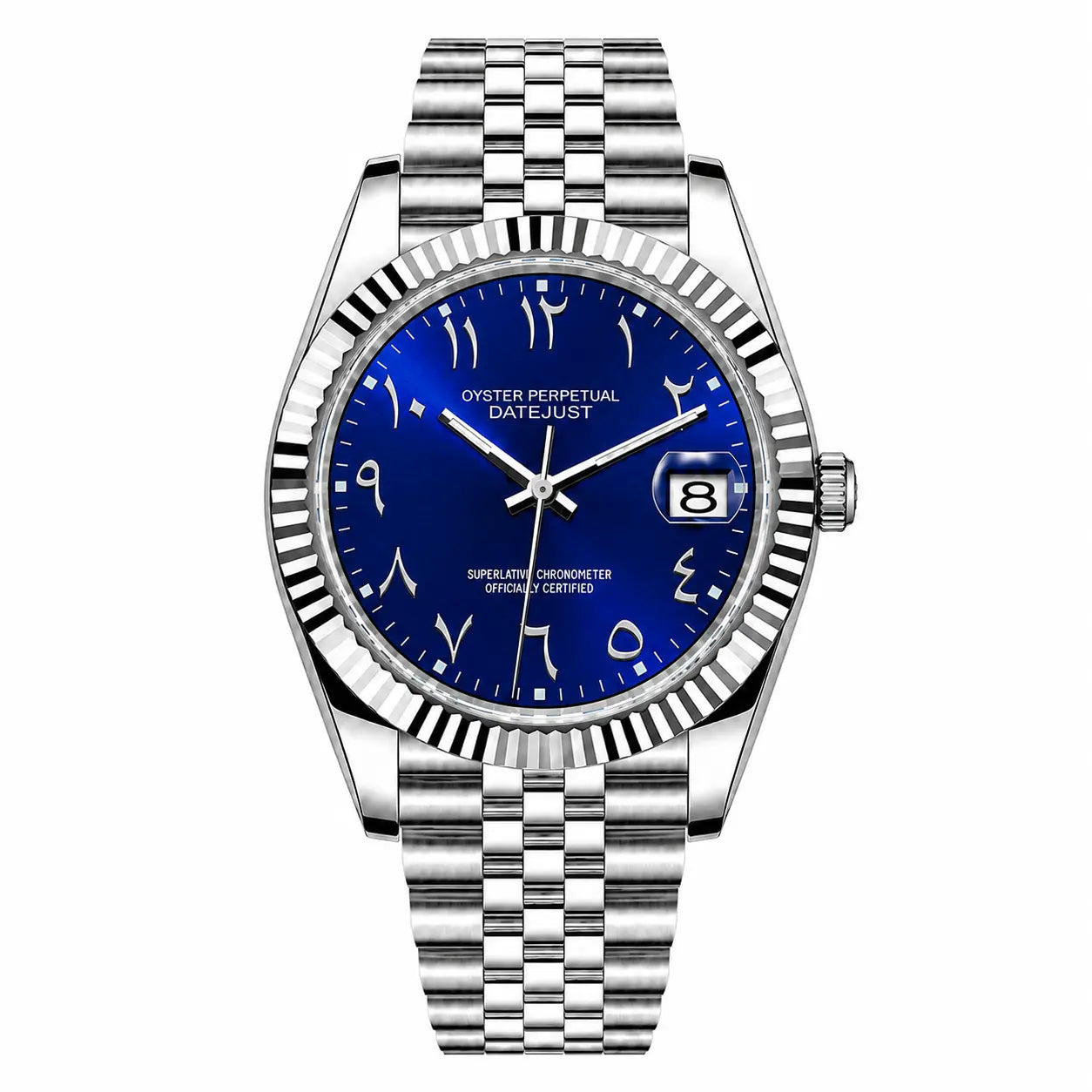 DateJust Blue Arabic Dial Ma boutique